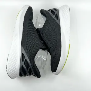 Kizik Athens hands-free sneakers in black with neon green mens 5.5 women’s 7 thumbnail 5