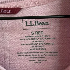 L.L. BEAN Women's SoftFlex Crewneck Dolman Sleeve Pullover Lilac Heather Size S thumbnail 9