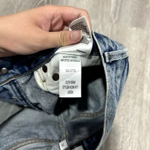 AGOLDE Jaden Surreal High-Rise Denim Cut Off Shorts Size 26 thumbnail 5