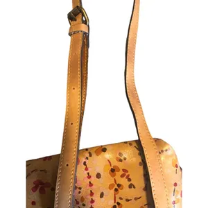 Patricia Nash Grenada Floral Print Painted Tan Crossbody Italian Leather Boho thumbnail 14
