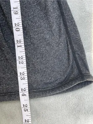 Lululemon tank bra top Heathered grey/black activewear loungewear gym yoga 4 thumbnail 7