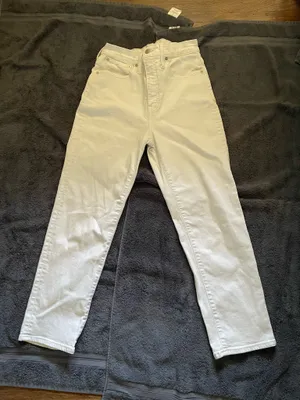 Madewell Pure White Vintage CanvasComfort Stretch white straight l thumbnail 6