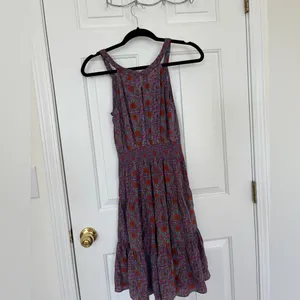 Womens Rebecca Taylor Pink Multicolor Floral Sleeveless Silk dress thumbnail 10