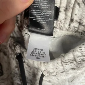 Koral Activewear White Grey Marble Jogger Sweatpants size Medium Low Rise Sweats thumbnail 5