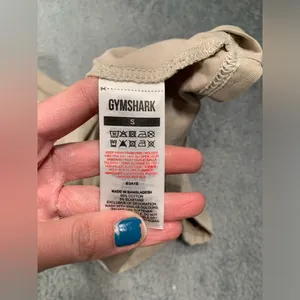 Gymshark Tan Crop Top small tee thumbnail 6