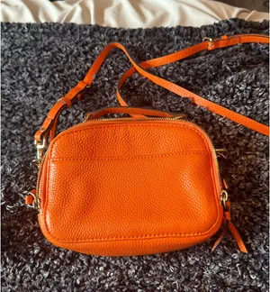 Dooney & Bourke Pebbled Leather Crossbody Bag Orange thumbnail 2