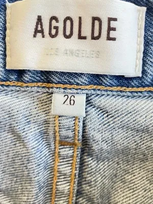 Agolde Free People Belted Baggy Jeans in Outlander thumbnail 7