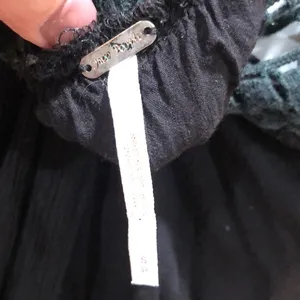 Free people black short sleeve dress thumbnail 6