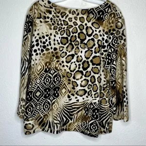 Ruby‎ Rd. Top Brown Size XL thumbnail 6