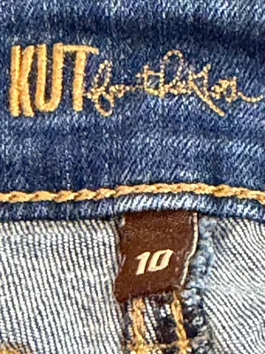 KUT From The Kloth‎ Natalie High Rise Bootcut Denim Jeans Size 10 thumbnail 5