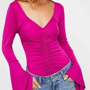 Free People‎ Bell Sleeve Ruched Top thumbnail 5