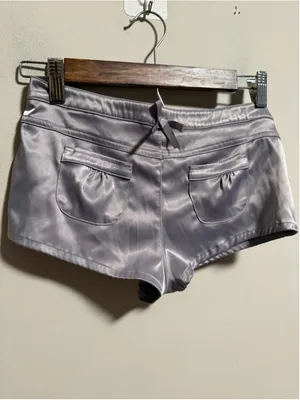 Jaded London Ballet Satin Mini Micro Short in Gray- Size US 2 thumbnail 6