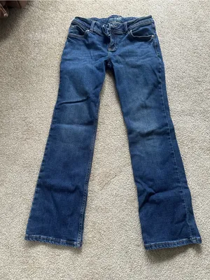 Wrangler Women’s Boot Cut Jeans in Dark Blue Denim thumbnail 1