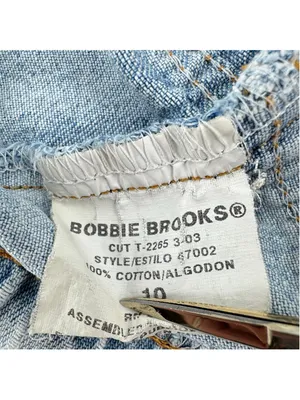 Vintage 80s 90s Denim Jean Shorts Bobbie Brooks Jorts Distressed Grunge Size 10 thumbnail 6