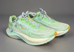 Hoka One One Mach X Women's Light Green Running Shoes 1141451 Size 7.5B thumbnail 1