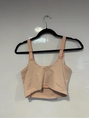 Nude Peach Aerie Crop Bralette Tank Top‎ thumbnail 3