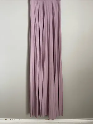 ASOS | Mauve Purple Spaghetti-Strap Pleated Maxi Dress Sz 0 thumbnail 4