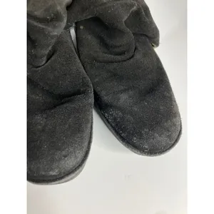 Fly London Yama‎ black suede leather wedge ankle boots women's size 41 *flawed* thumbnail 5