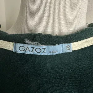 Gazoz USA Forest Green Velour Zip-Up Hoodie Small thumbnail 8