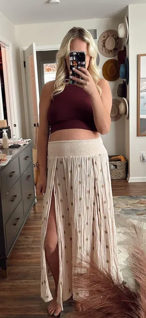 Free People Printed Skirt thumbnail 4