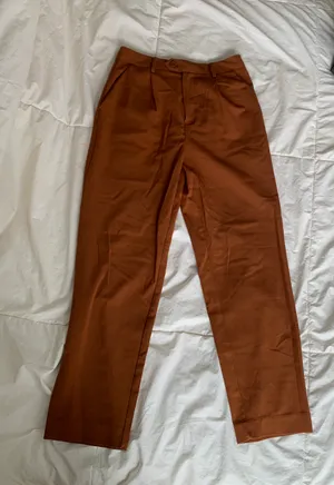 Forever 21 Burnt Orange Dress Pants thumbnail 1