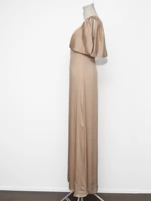 Sachin & Babi - Chelsea Crinkle Satin‎ One-Shoulder Gown thumbnail 5