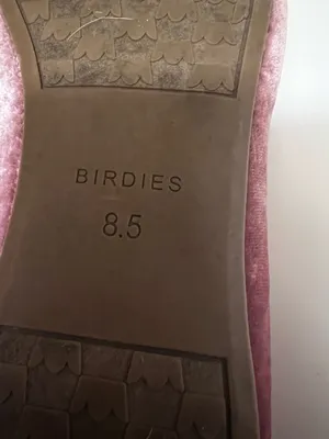 Birdies The Starling Velvet Slippers – Mauve Rose – Size 8.5 thumbnail 8