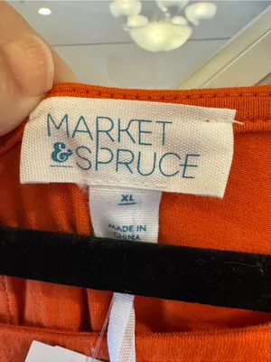 Stitch Fix Market & Spruce Maxi Dress Marea halter burnt orange XL NWT thumbnail 3