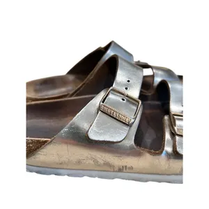Birkenstock Arizona Chunky Platform Sandals Metallic Silver 36 EU / 5-5.5 US thumbnail 4