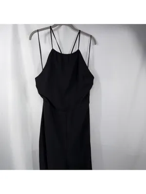 1.STATE Black Halter Wide Leg Jumpsuit XL thumbnail 2