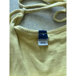 Old Navy Dress Womens Medium‎ Butter Yellow Tiered Midi Beachy Coastal Casual thumbnail 5