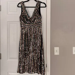 Lulus Multi Sequin Midi Dress Holiday Party New Year thumbnail 2
