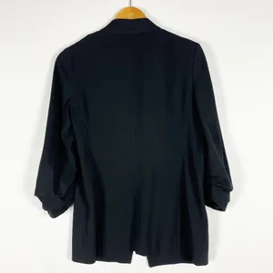 Babaton Aritzia Power Hip Open Front Blazer Jacket Solid Black 4 thumbnail 4