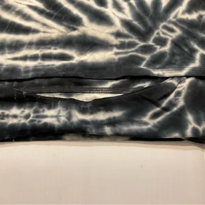 Lululemon LA Front Cut-Out Crop Top Black White Tie Dye Sz S thumbnail 4