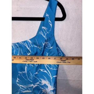 NWT Hutch Anthropologie Sleeveless Back-Bow Basque-Waist Mini Dress Blue Size L‎ thumbnail 5