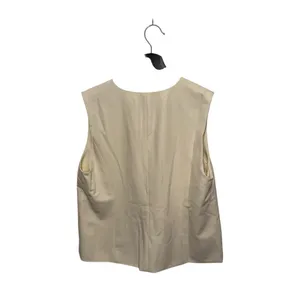 New Vici Collection Harlyn Dual Front Tie Top Ivory Size XL thumbnail 4