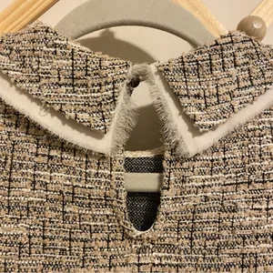 Anthropologie Postage Stamp Tweed Collared Blouse size XS thumbnail 8