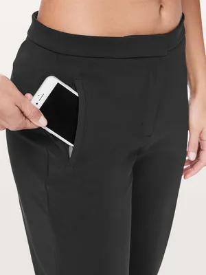 Lululemon On The Move Lightweight Woman’s Straight-Leg Black Pants thumbnail 3