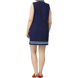 Anthropologie Women XS Sail to Sable Linen Dress Vacay European Coastal Chic thumbnail 8