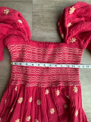 Free People Dahlia Maxi Dress Watermelon Wedge Xs thumbnail 4