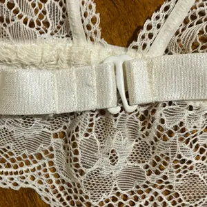 Free People white Lace Bralette Intimates Size Large thumbnail 4