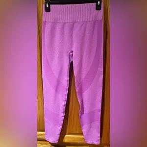 PINK Victoria’s Secret House Party Pink Marl Seamless High Waist Leggings‎ NEW thumbnail 4