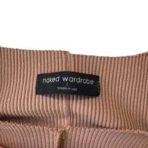 Naked Wardrobe All Snatched Up‎ Ribbed Midi Dress Brown Womens Large Sleeveless thumbnail 4