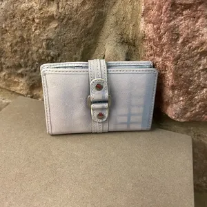 FOSSIL Elegant Blue and Gray Wallet- A Beauty thumbnail 10