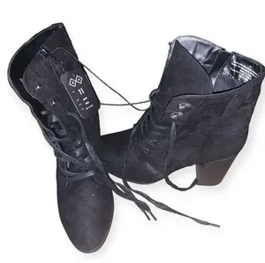 Ava & Viv A+ combat heeled boots thumbnail 1
