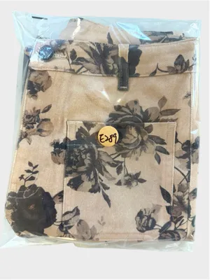 Entro Dusty Bloom Floral Wide Leg Pants Size S thumbnail 10
