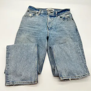 Abercrombie & Fitch Women’s Blue The 90s Straight Ultra High Rise Light Jeans-26 thumbnail 9