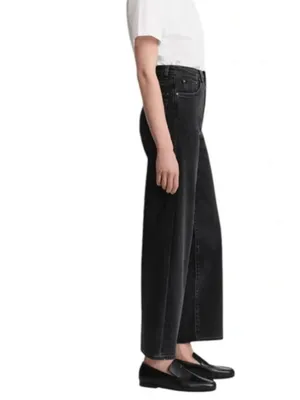 Toteme Flare Fit Jeans in black grey wash 23 thumbnail 2