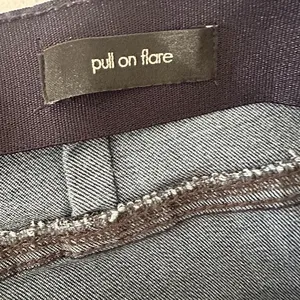 Ella Moss Pull On Flare Jeans Womens Size‎ 33 Body Sculpt Dark Wash High Rise thumbnail 5