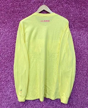 Carrots x Llama Lego Yellow Long Sleeve Tshirt size Extra Large thumbnail 2